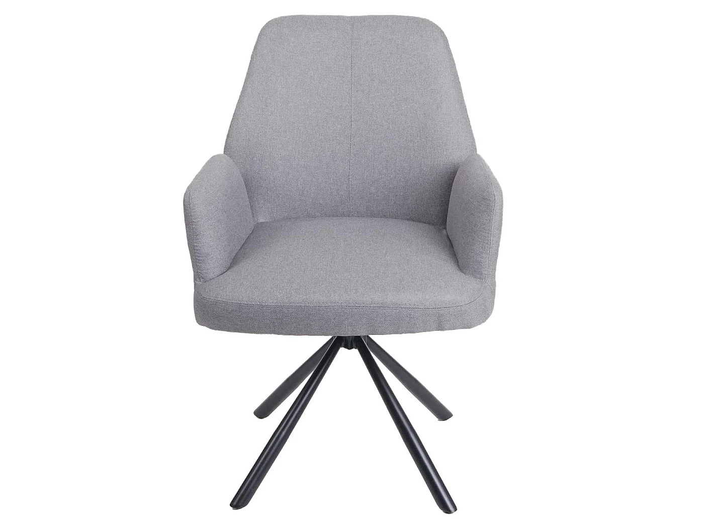 Chaise de salle à manger MCW-H71 pivotante,  gris clair