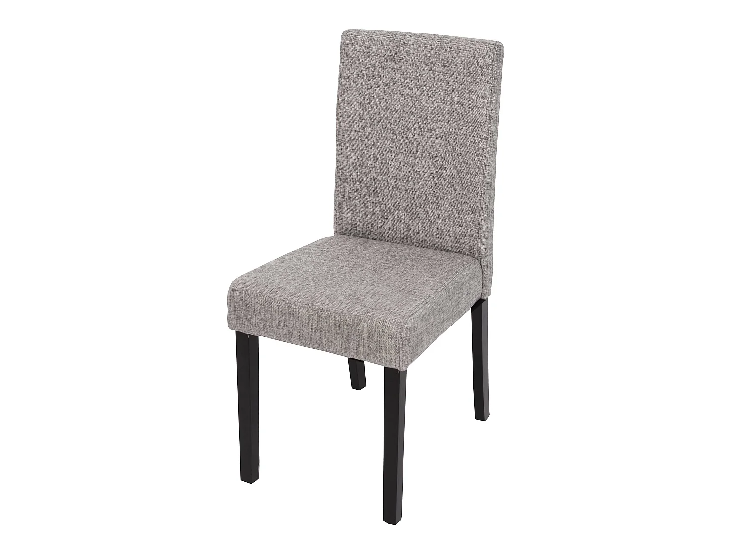 Chaise de salle à manger Littau Schriftzug,  gris, pieds foncés