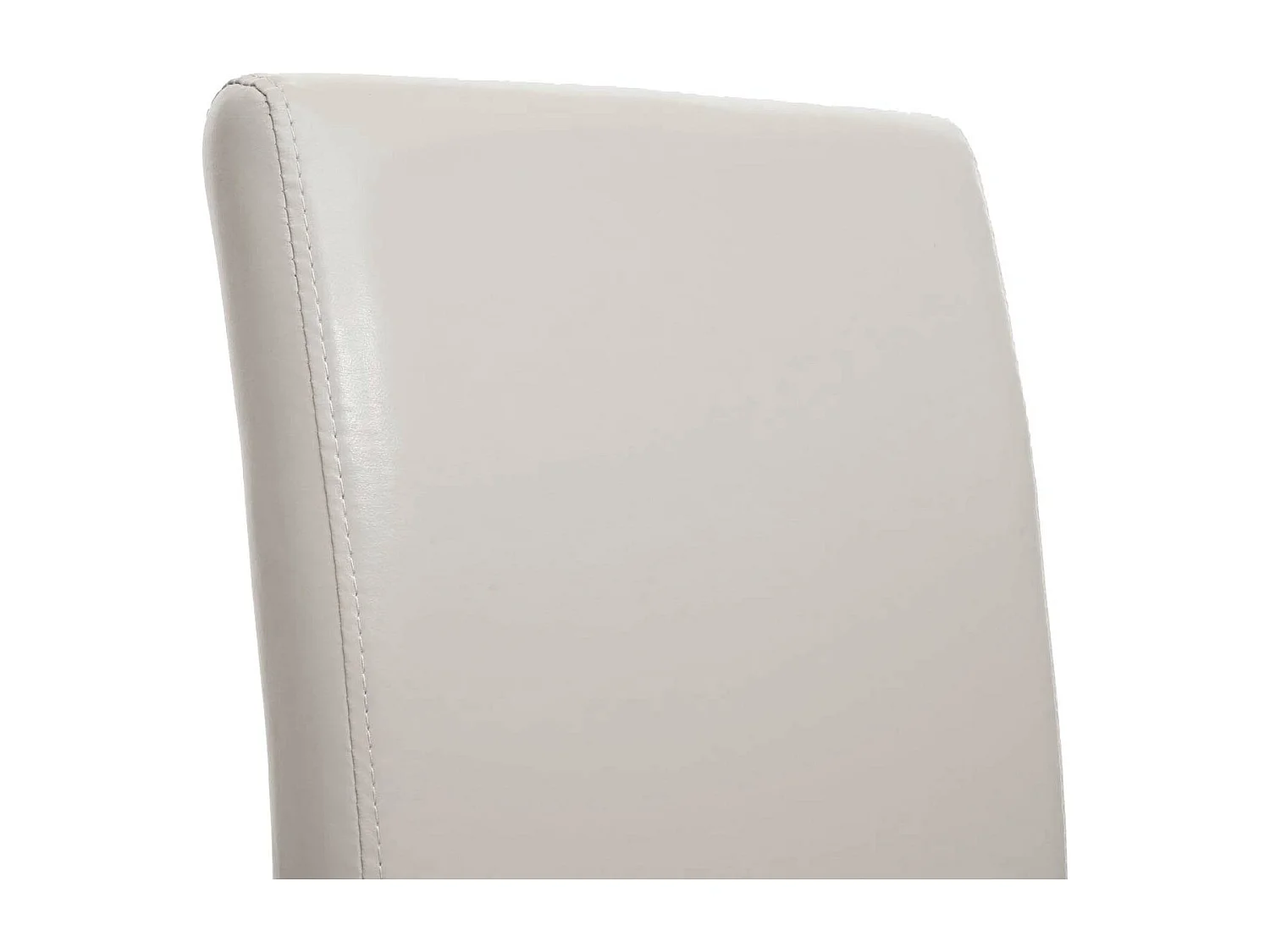 Esszimmerstuhl Crotone, Creme, dunkle Beine