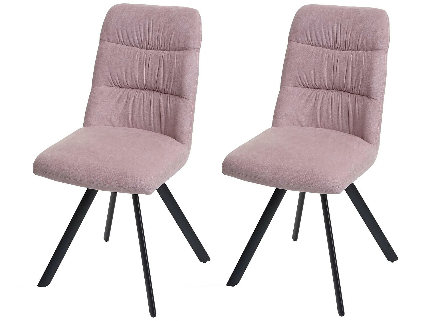 Cadeira de jantar MCW-J69 (conjunto de 2),  rosa