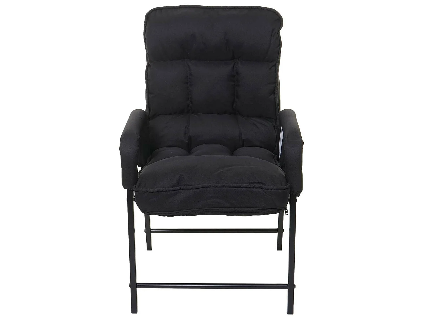 Chaise de salle à manger MCW-K40,  tissu/textile noir