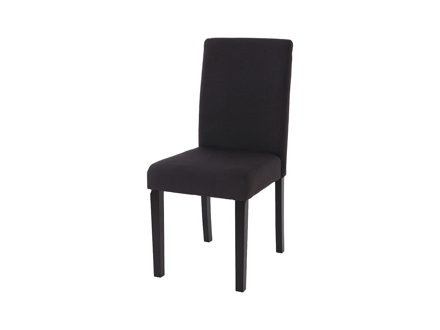 Chaise de salle à manger Littau Schriftzug,  noir, pieds foncés