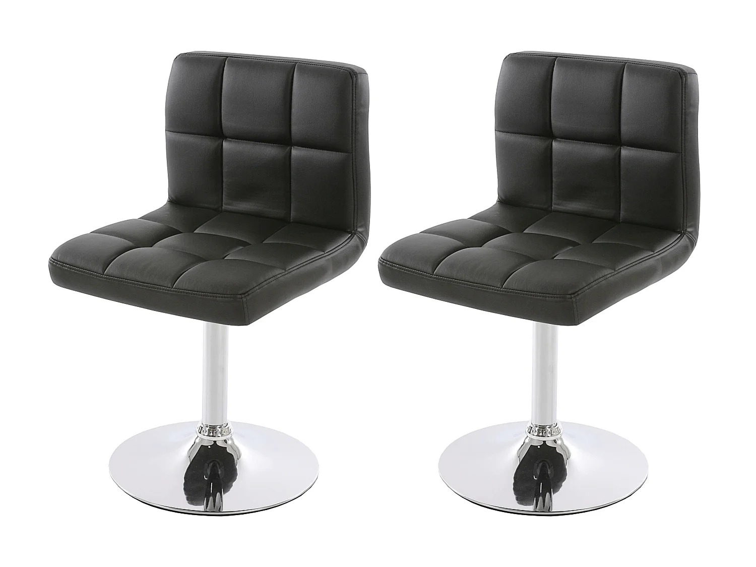 Chaise de salle à manger Cadiz (lot de 2),  noir