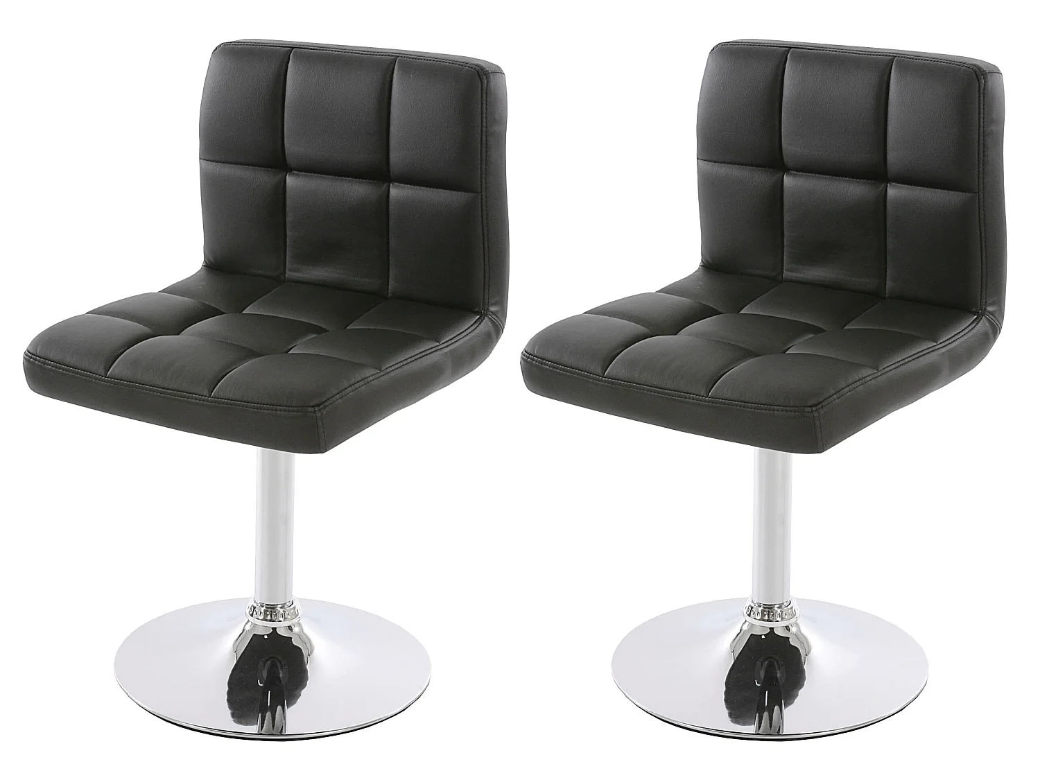 Esszimmerstuhl Cadiz (2er-Set), Schwarz