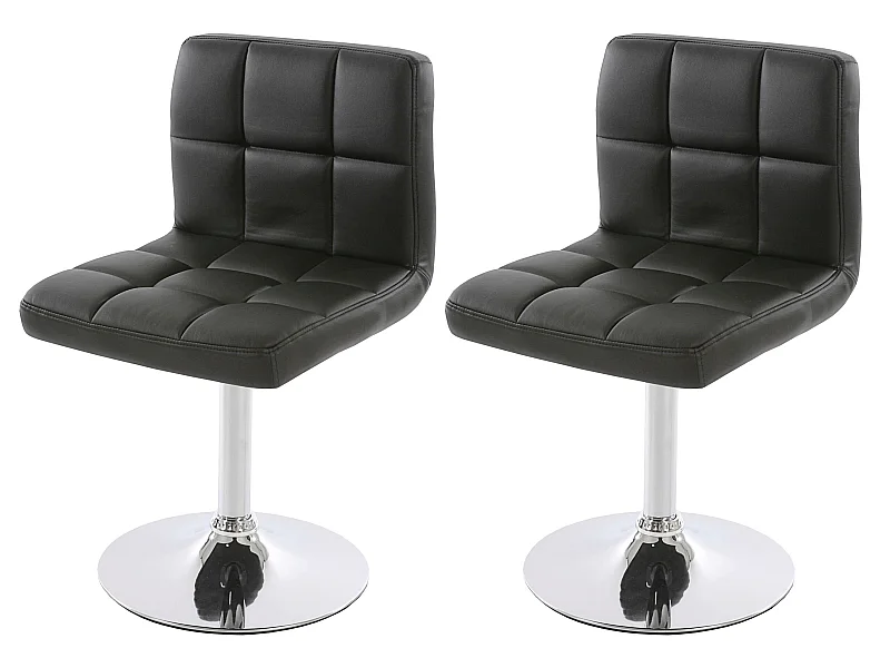 Chaise de salle à manger Cadiz (lot de 2),  noir