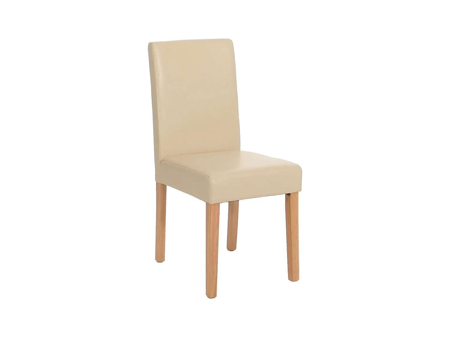 Chaise de salle à manger Littau,  crème, pieds clairs
