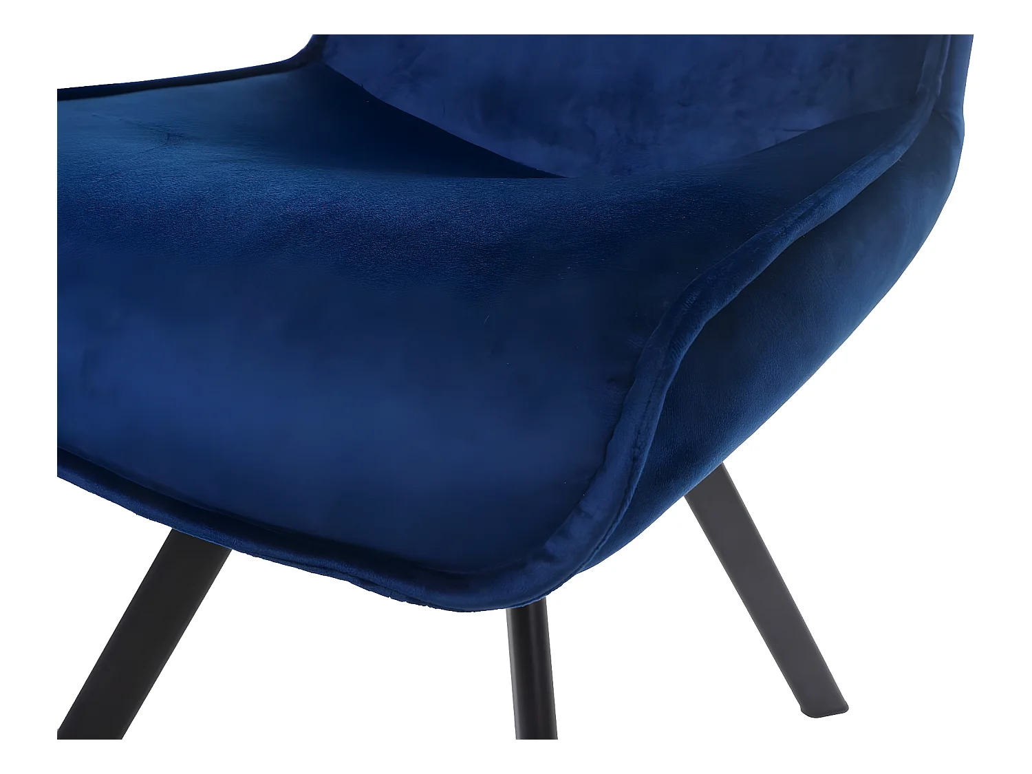 Chaise de salle à manger MCW-K24 (lot de 6),  bleu