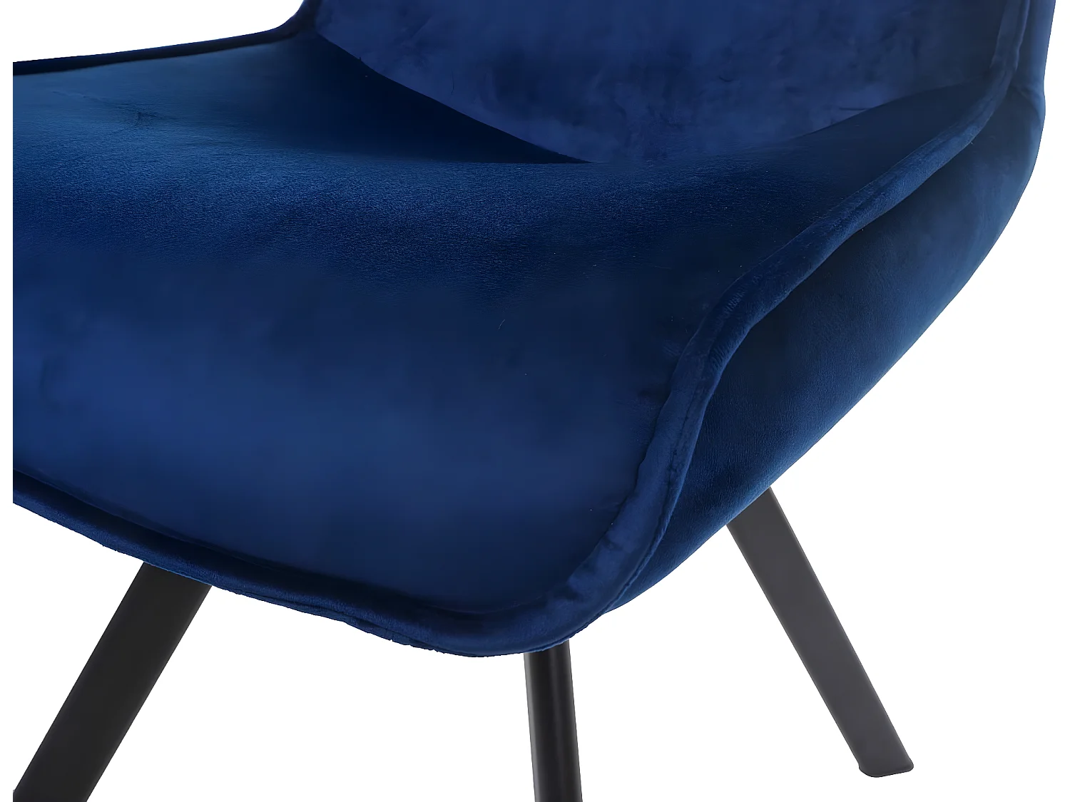 Silla de comedor MCW-K24 (juego de 6),  azul