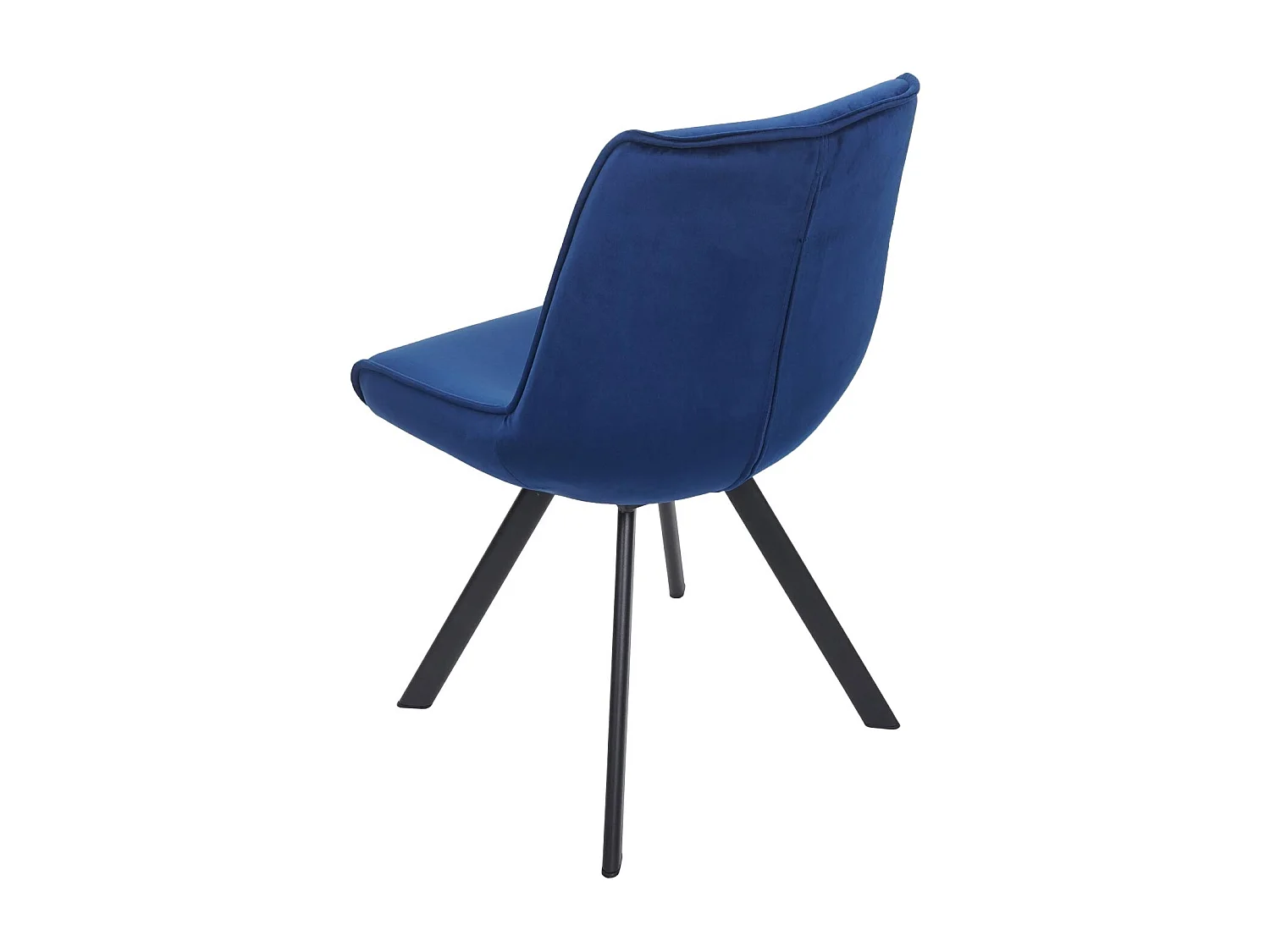 Silla de comedor MCW-K24 (juego de 6),  azul
