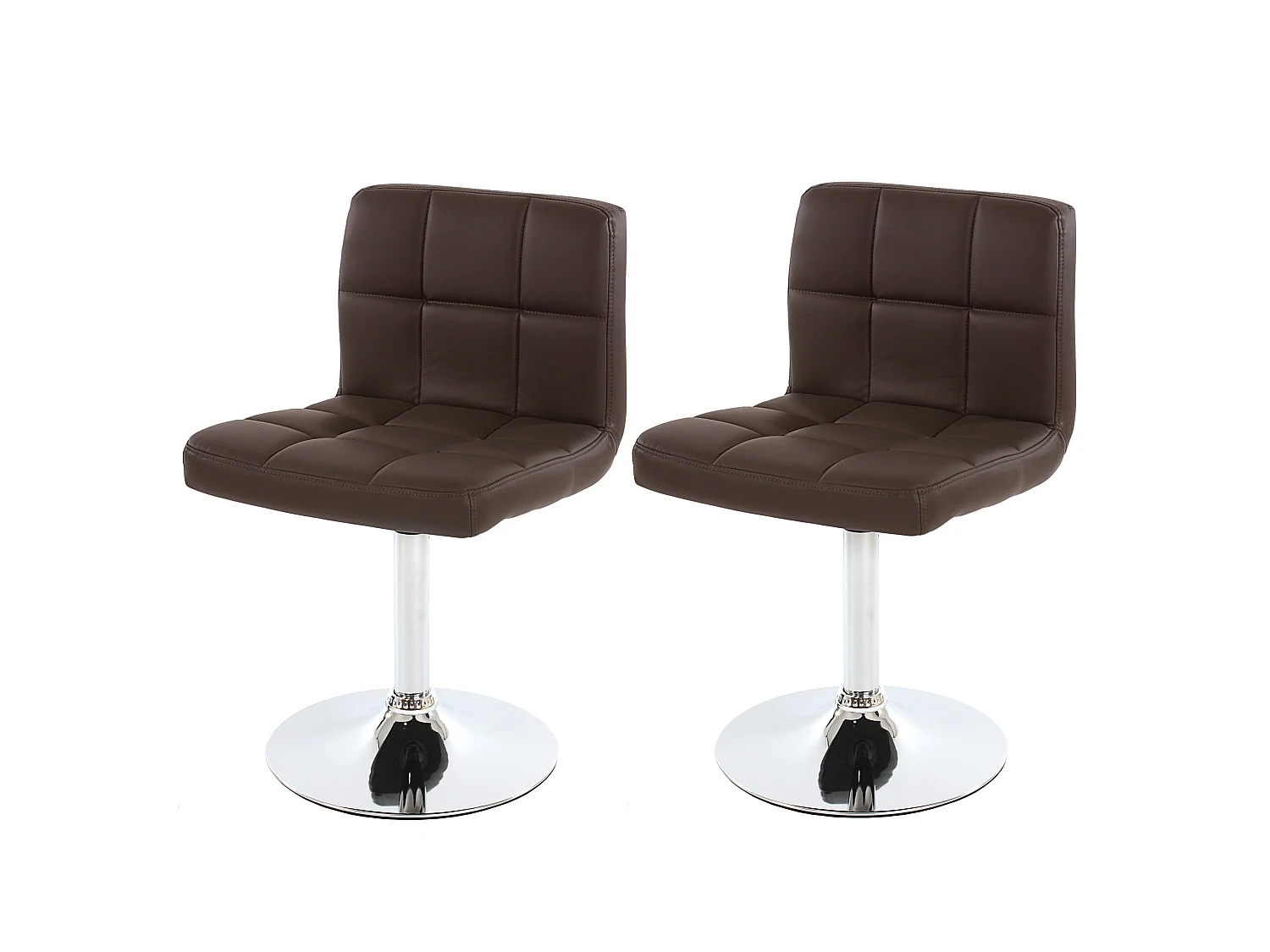 Krzesło do jadalni Cadiz (zestaw 2 sztuk),  brązowy