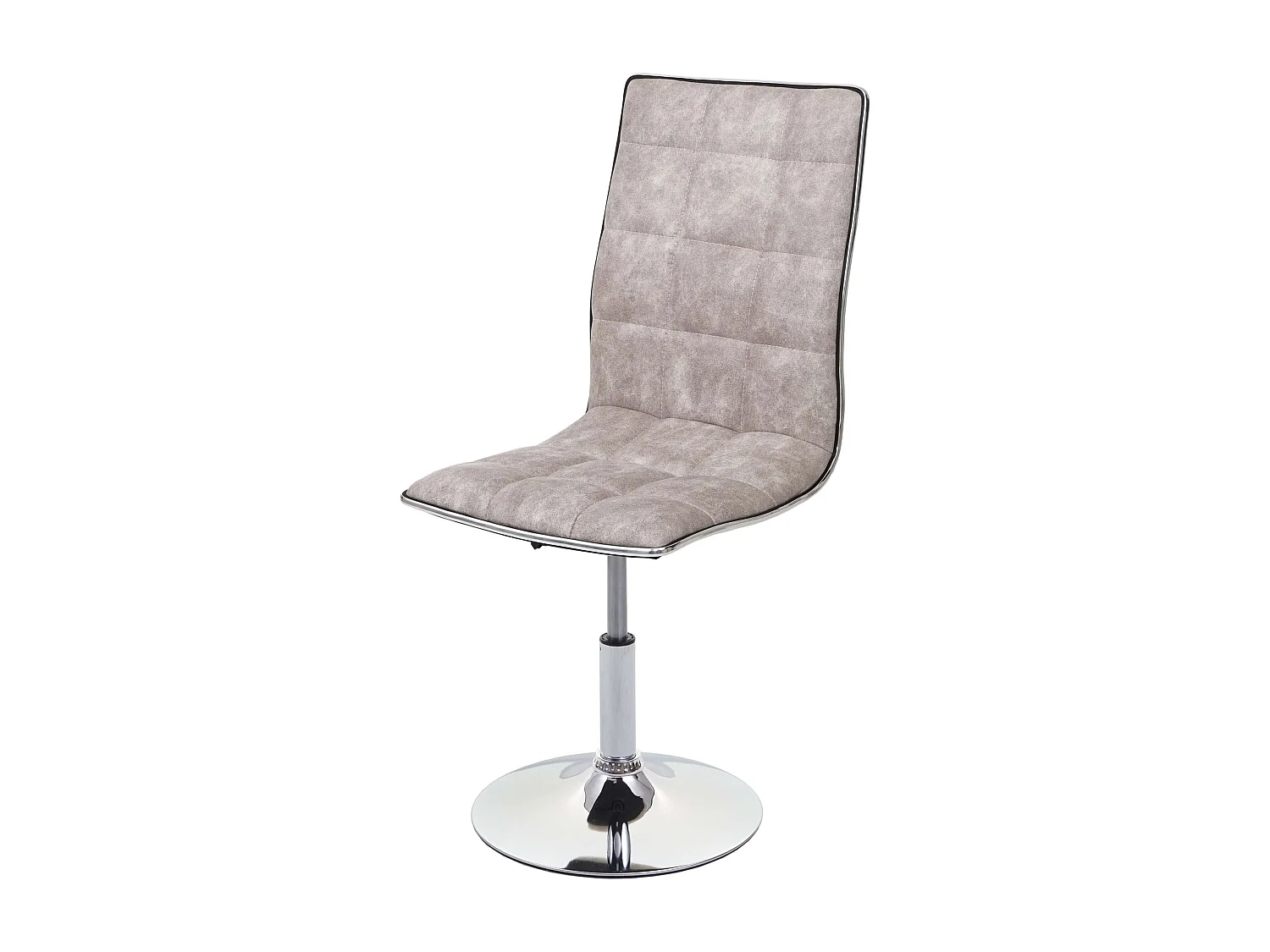 Sedia soggiorno elegante MCW-C41 design moderno tessuto sala pranzo grigio vintage