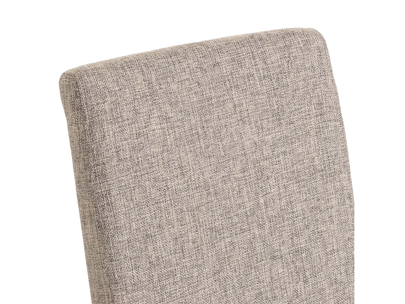 Eetkamerstoel Littau (set van 2),  textiel, grijs, lichte poten