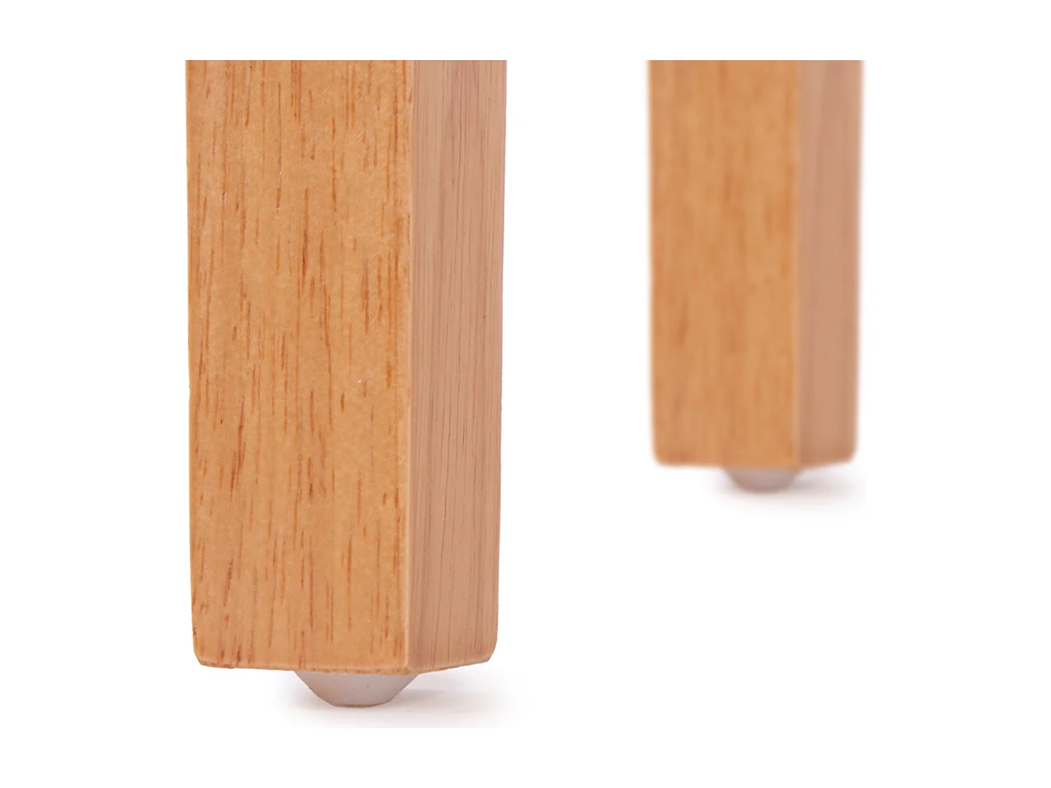 Eetkamerstoel Littau (set van 2),  textiel, grijs, lichte poten