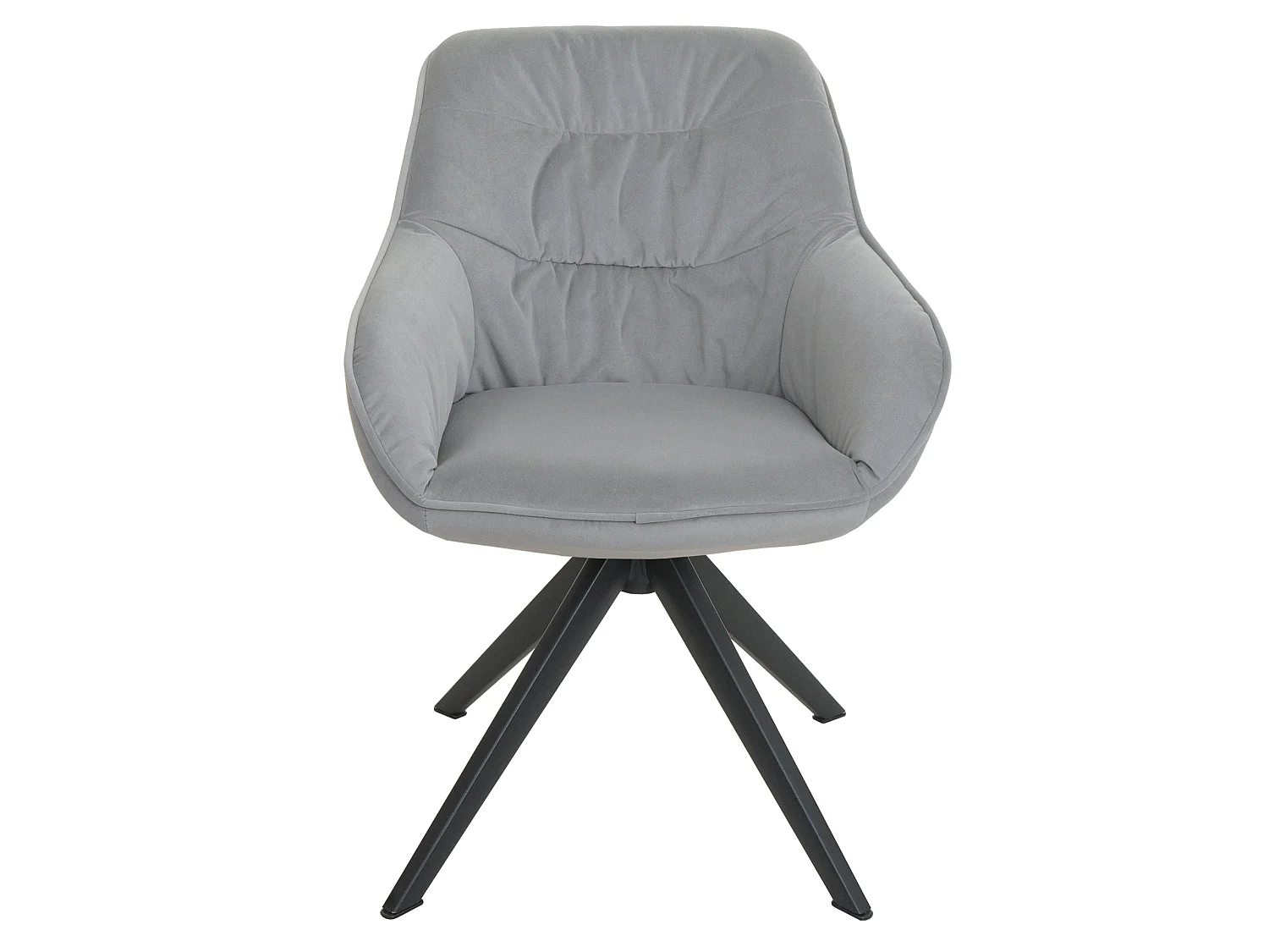 Krzesło do jadalni MCW-K28 (zestaw 6 sztuk),  tkanina/tekstylia jasnoszary