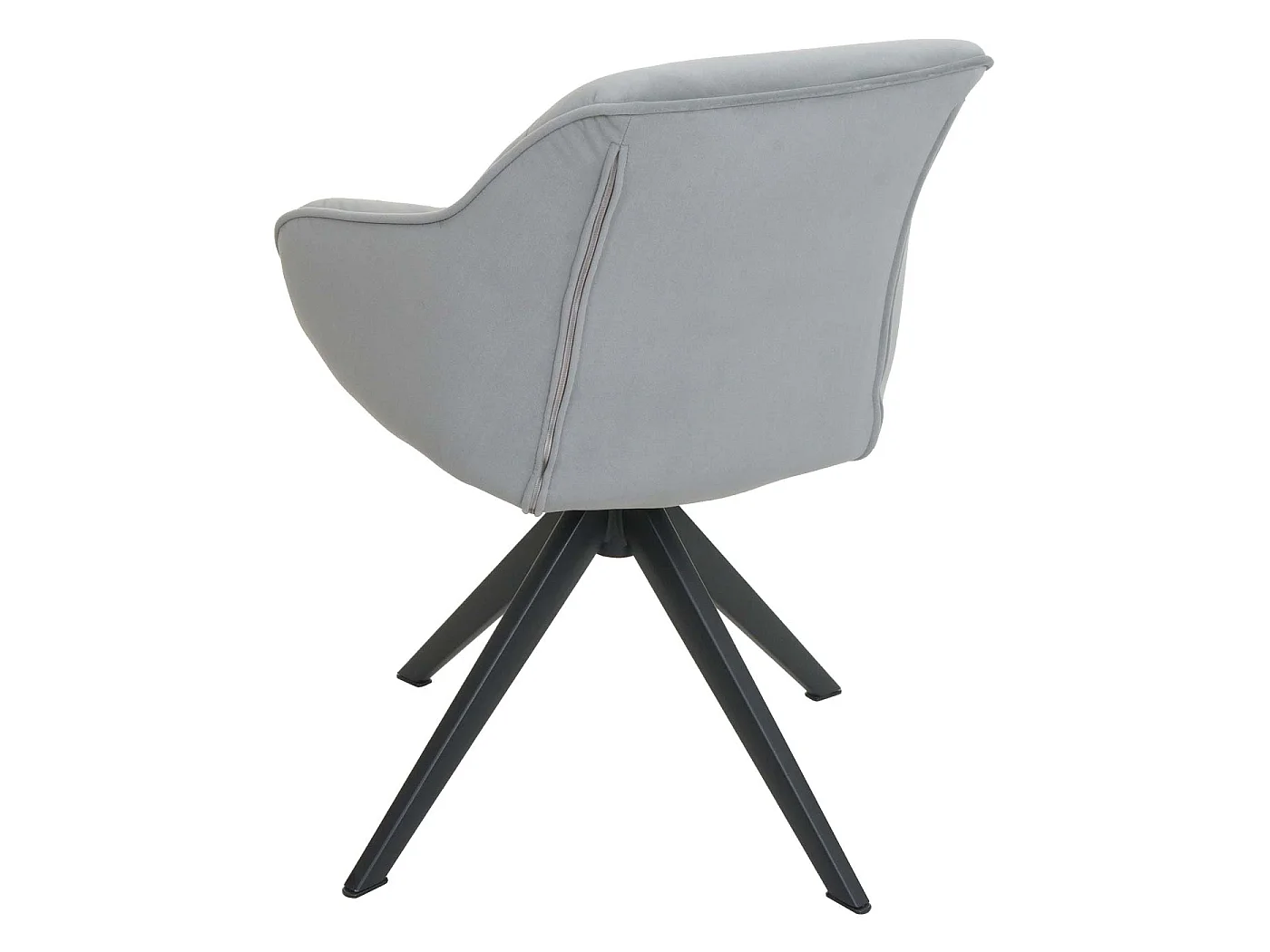 Krzesło do jadalni MCW-K28 (zestaw 6 sztuk),  tkanina/tekstylia jasnoszary