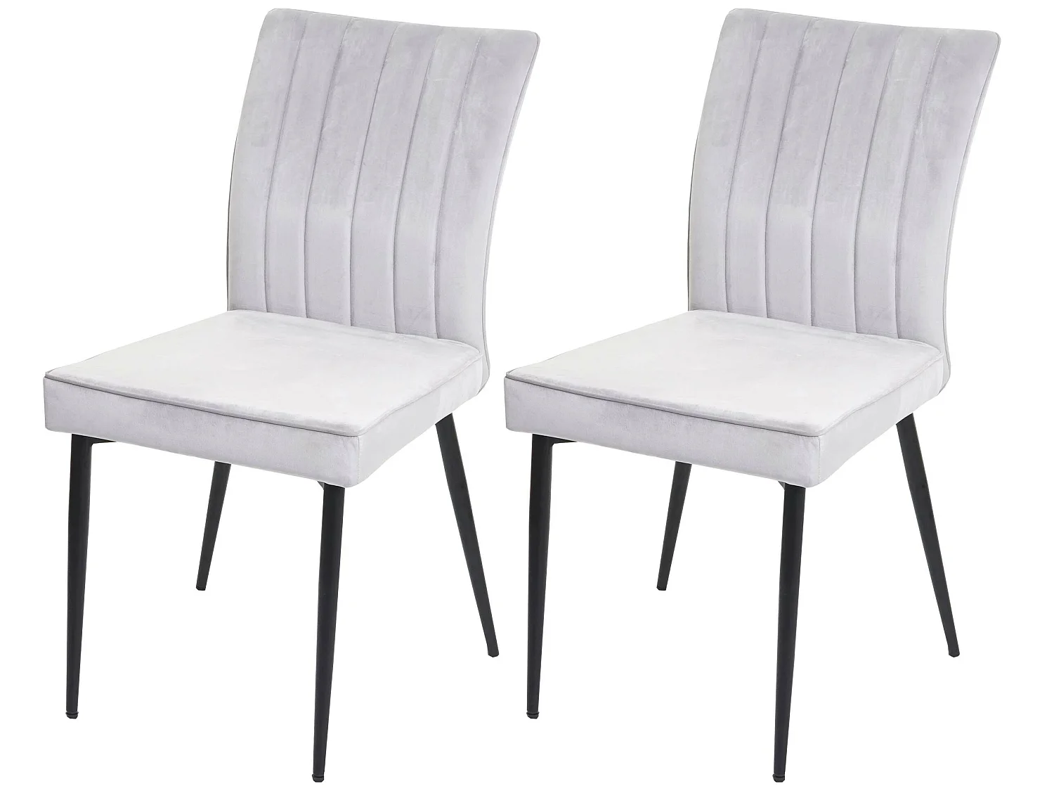 MCW-K16 eetkamerstoel (set van 2),  lichtgrijs