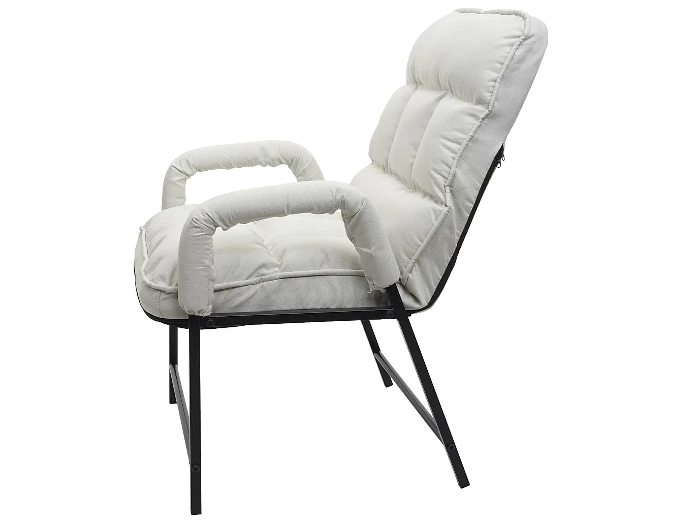 Eetkamerstoel MCW-K40,  stof/textiel crème-beige