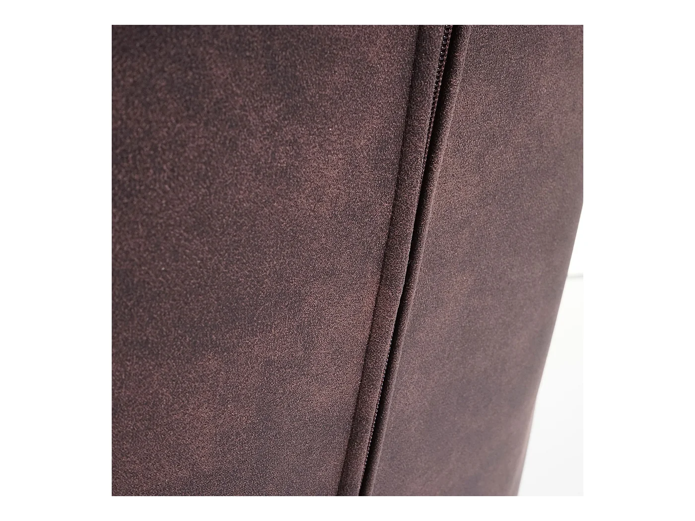 Eetkamerstoel Vaasa T381 (set van 6),  textiel, vintage donkerbruin, lichte poten