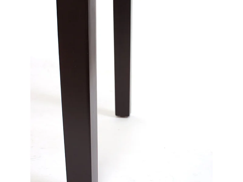 Chaise de salle à manger M37 (lot de 6),  similicuir mat, noir, pieds foncés