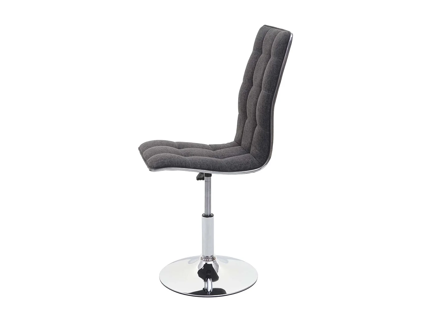 Chaise de salle à manger MCW-C41 pivotante,  gris