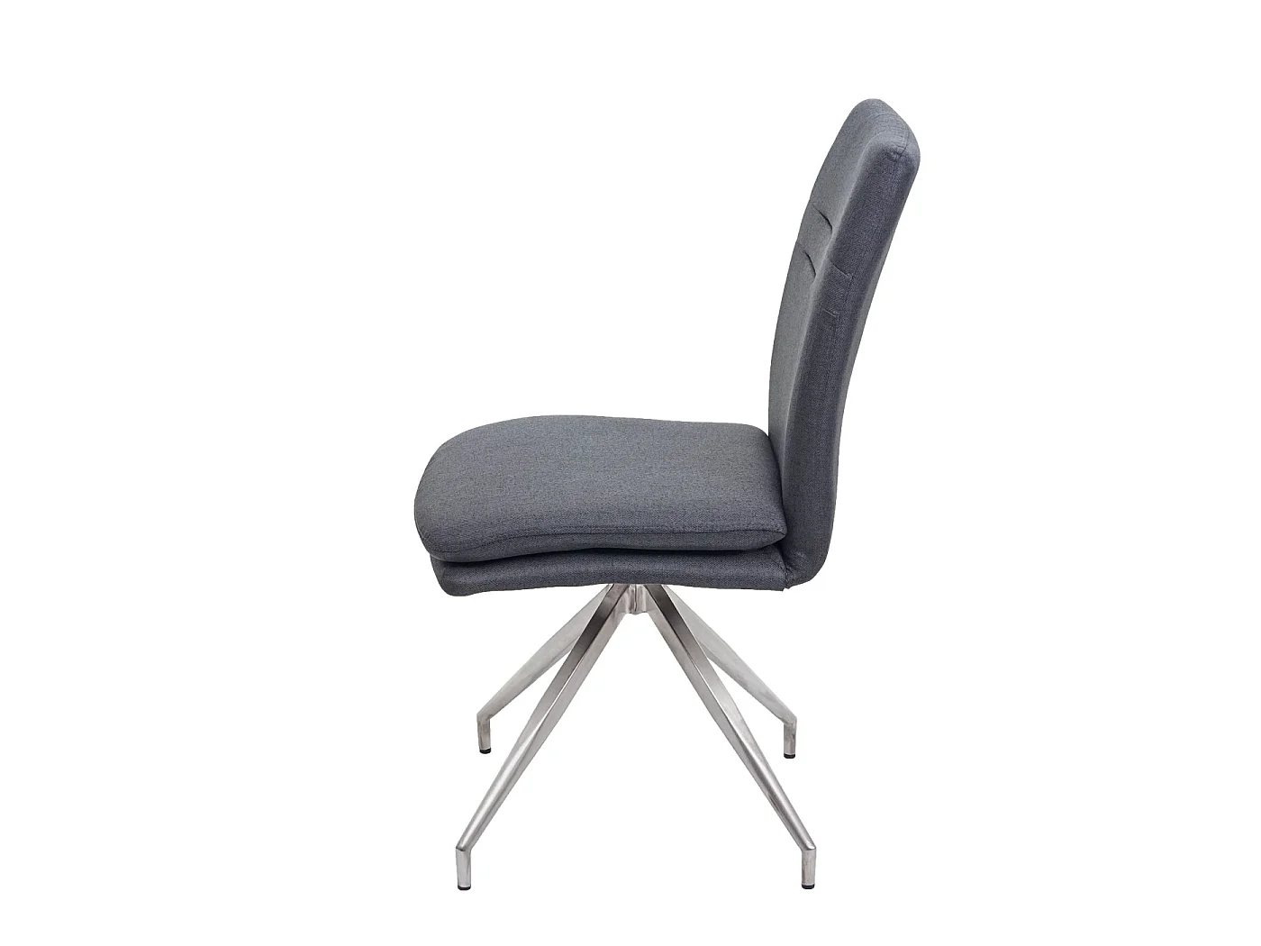 Silla de comedor MCW-H70 (juego de 6),  gris oscuro