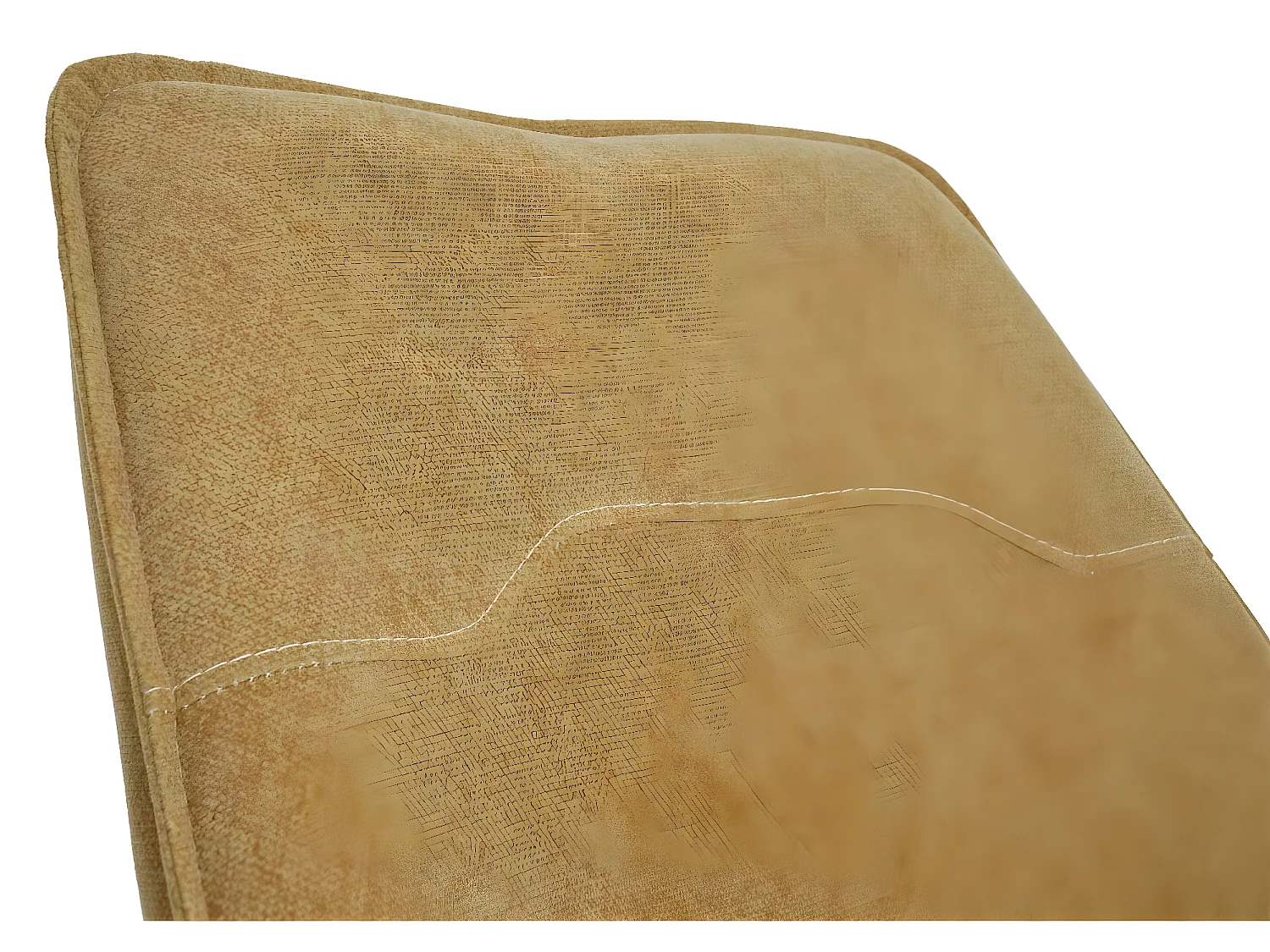 Set 6x sedie imbottite con braccioli MCW-K15 struttura treppiede tessuto giallo