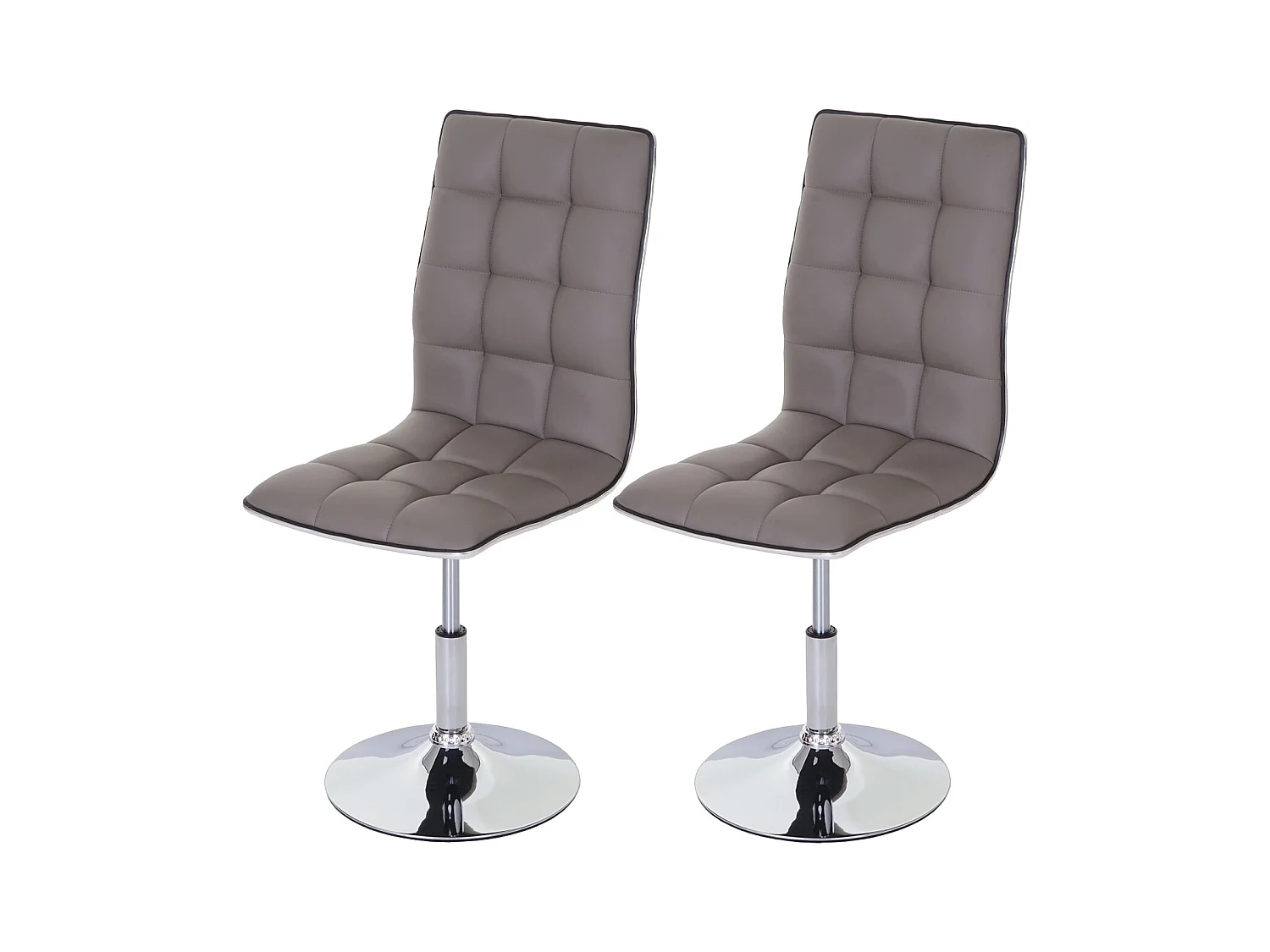 Chaise de salle à manger MCW-C41 (lot de 2),  taupe