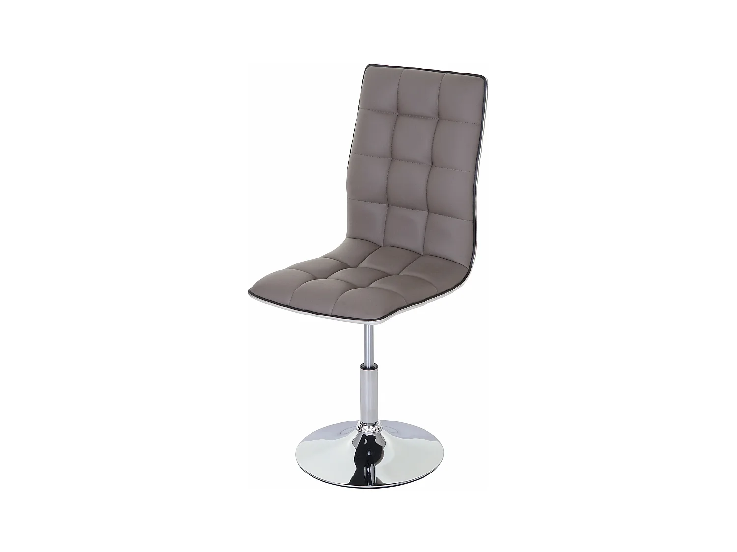 Chaise de salle à manger MCW-C41 pivotante,  taupe