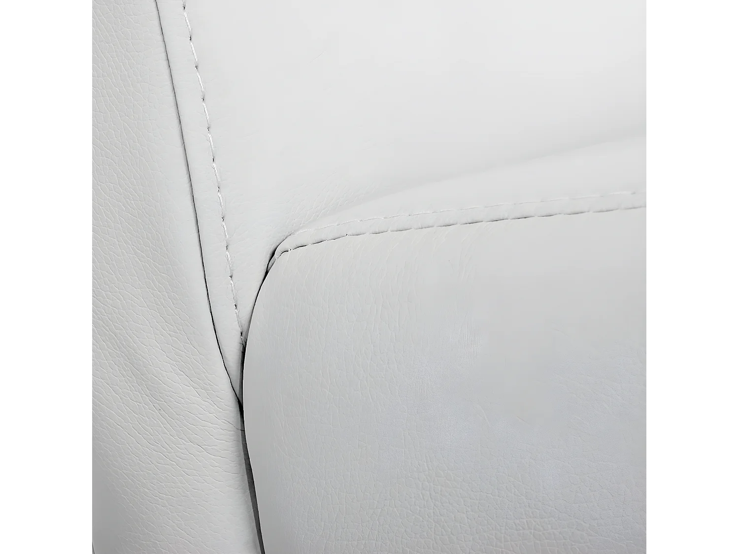 Chaise de salle à manger Littau,  blanc mat, pieds clairs