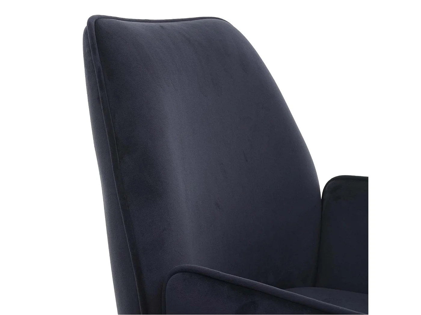 Esszimmerstuhl MCW-G67, Anthrazit-blau, Edelstahl