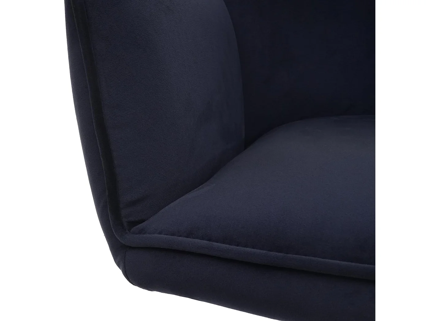 Esszimmerstuhl MCW-G67, Anthrazit-blau, Edelstahl