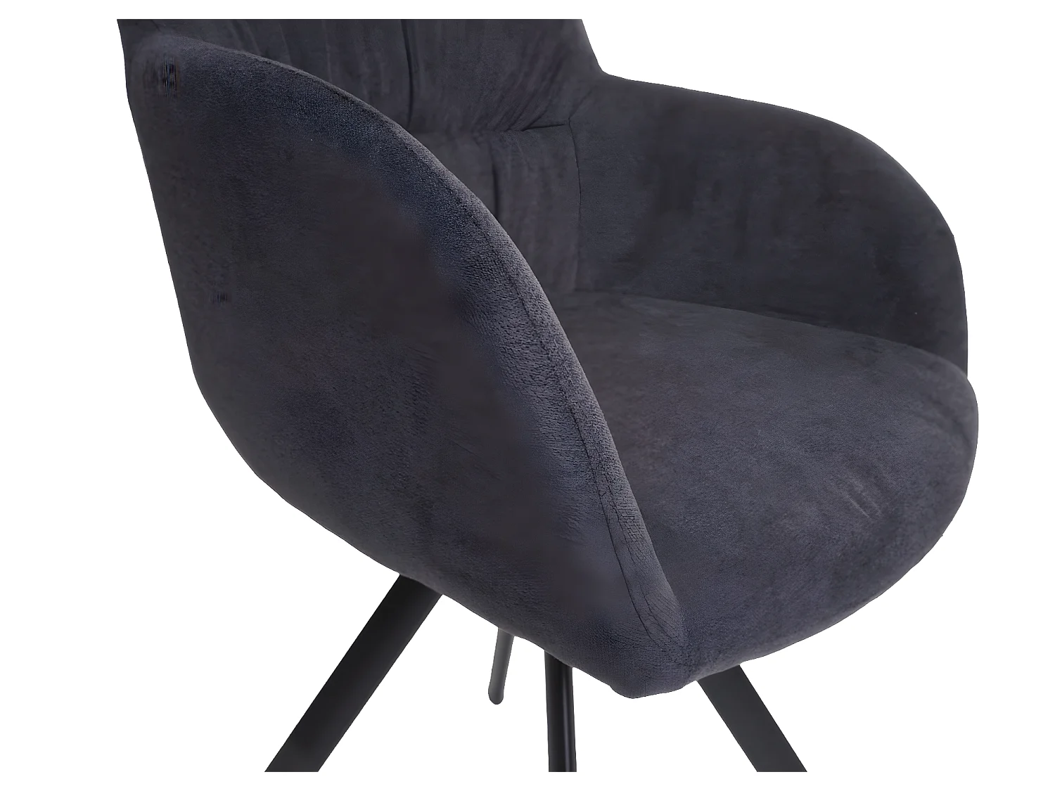 Chaise de salle à manger MCW-J69 (lot de 6),  anthracite