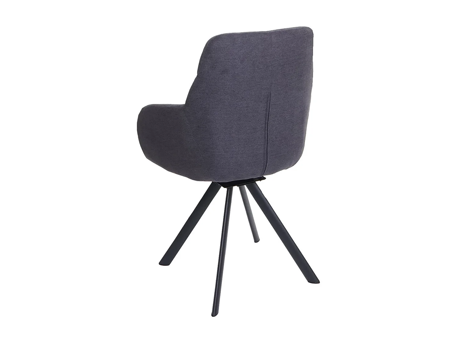 Chaise de salle à manger MCW-J69 (lot de 6),  anthracite