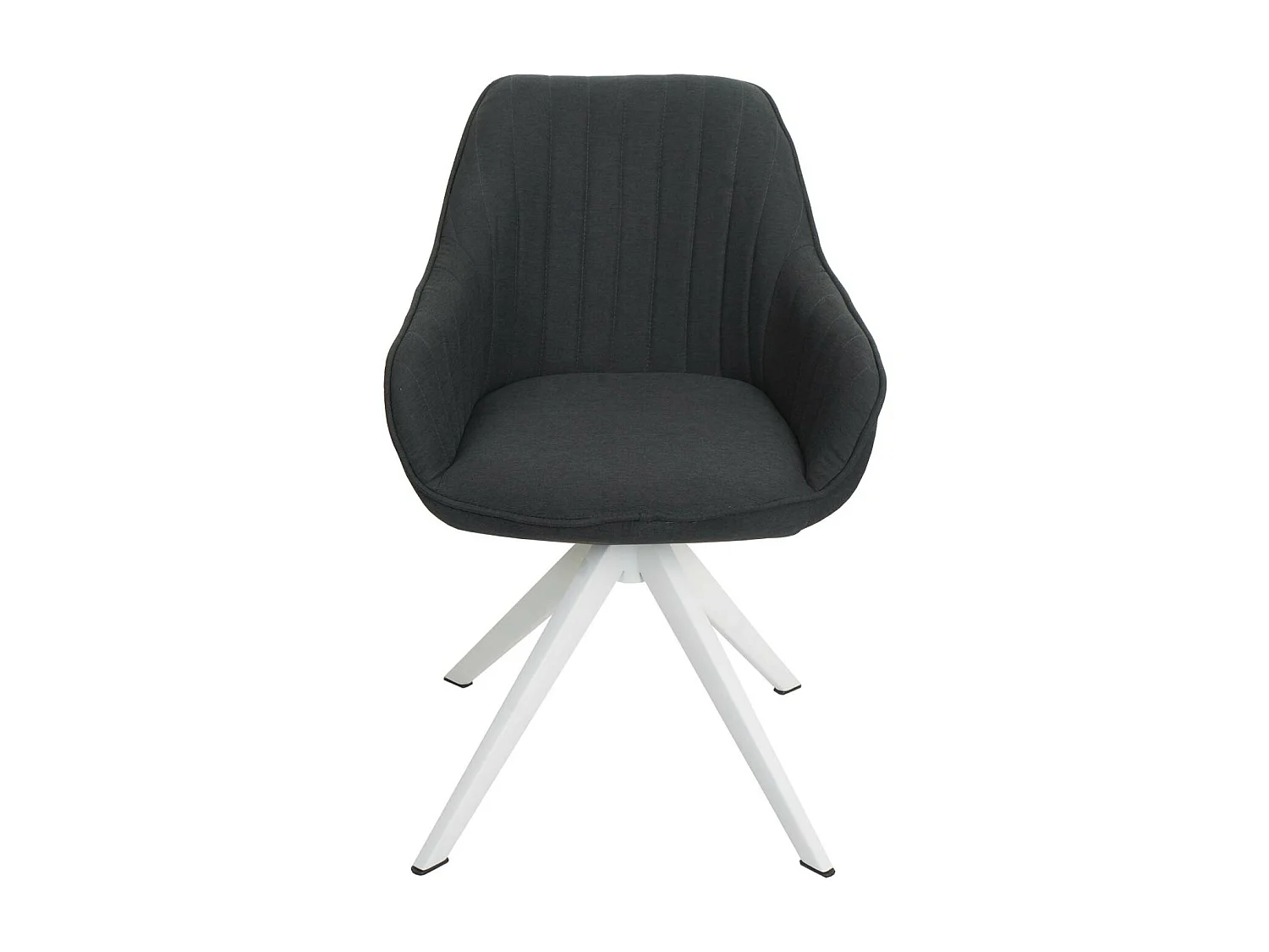 Chaise de salle à manger MCW-K27 (lot de 6),  gris foncé