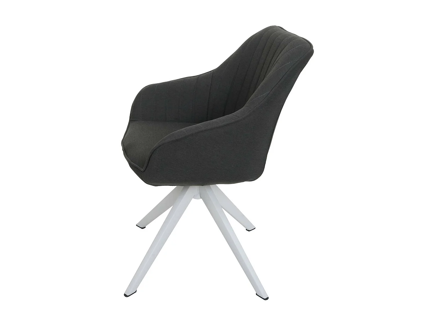 Chaise de salle à manger MCW-K27 (lot de 6),  gris foncé