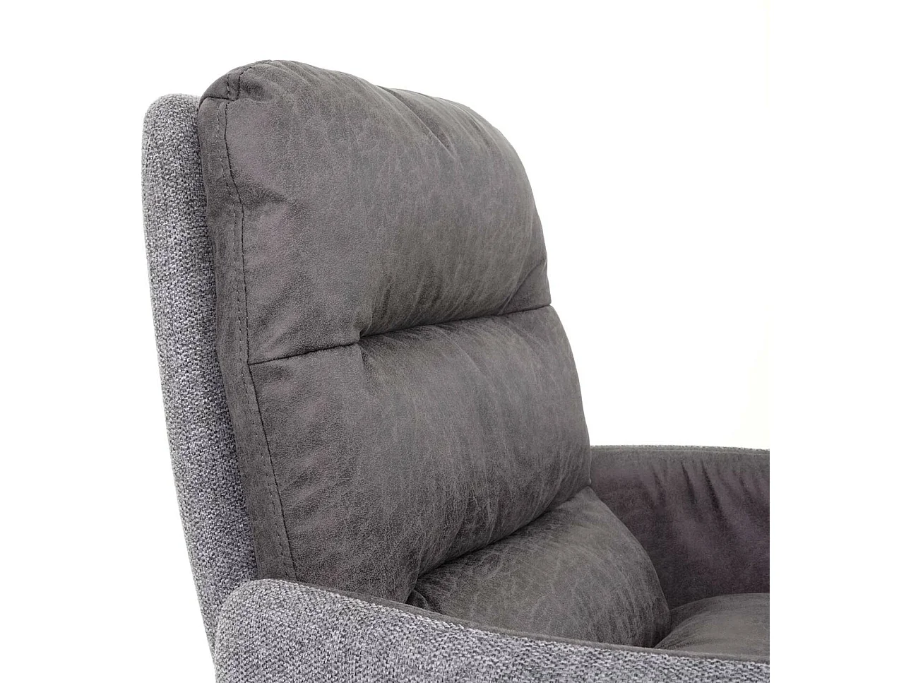 Chaise de salle à manger MCW-G66,  gris clair-gris, avec accoudoirs