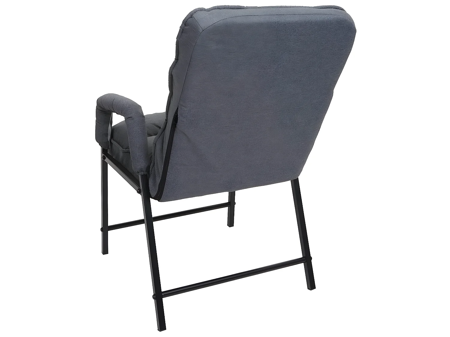 Chaise de salle à manger MCW-K40,  tissu/textile gris foncé