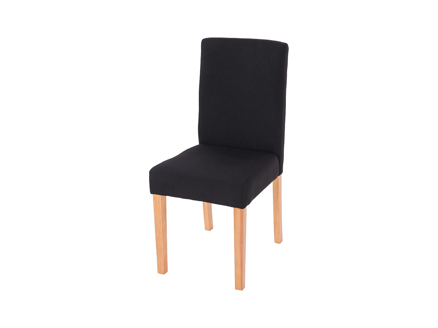 Chaise de salle à manger Littau Schriftzug,  noir, pieds clairs