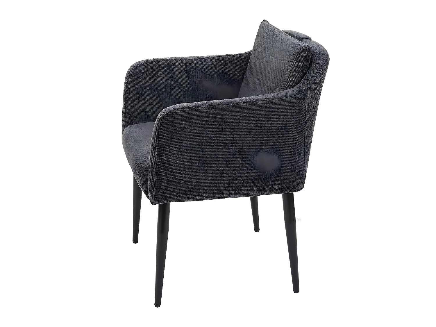 MCW-H93 eetkamerstoel (set van 6),  stof/textiel donkergrijs