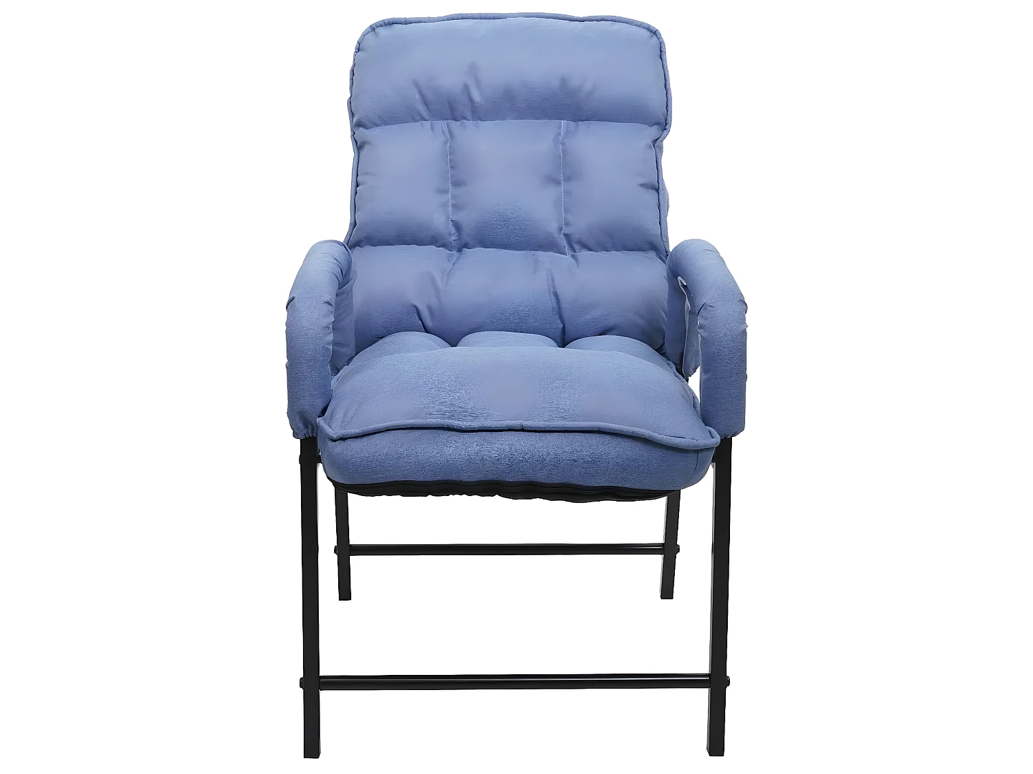 Eetkamerstoel MCW-K40,  stof/textiel blauw