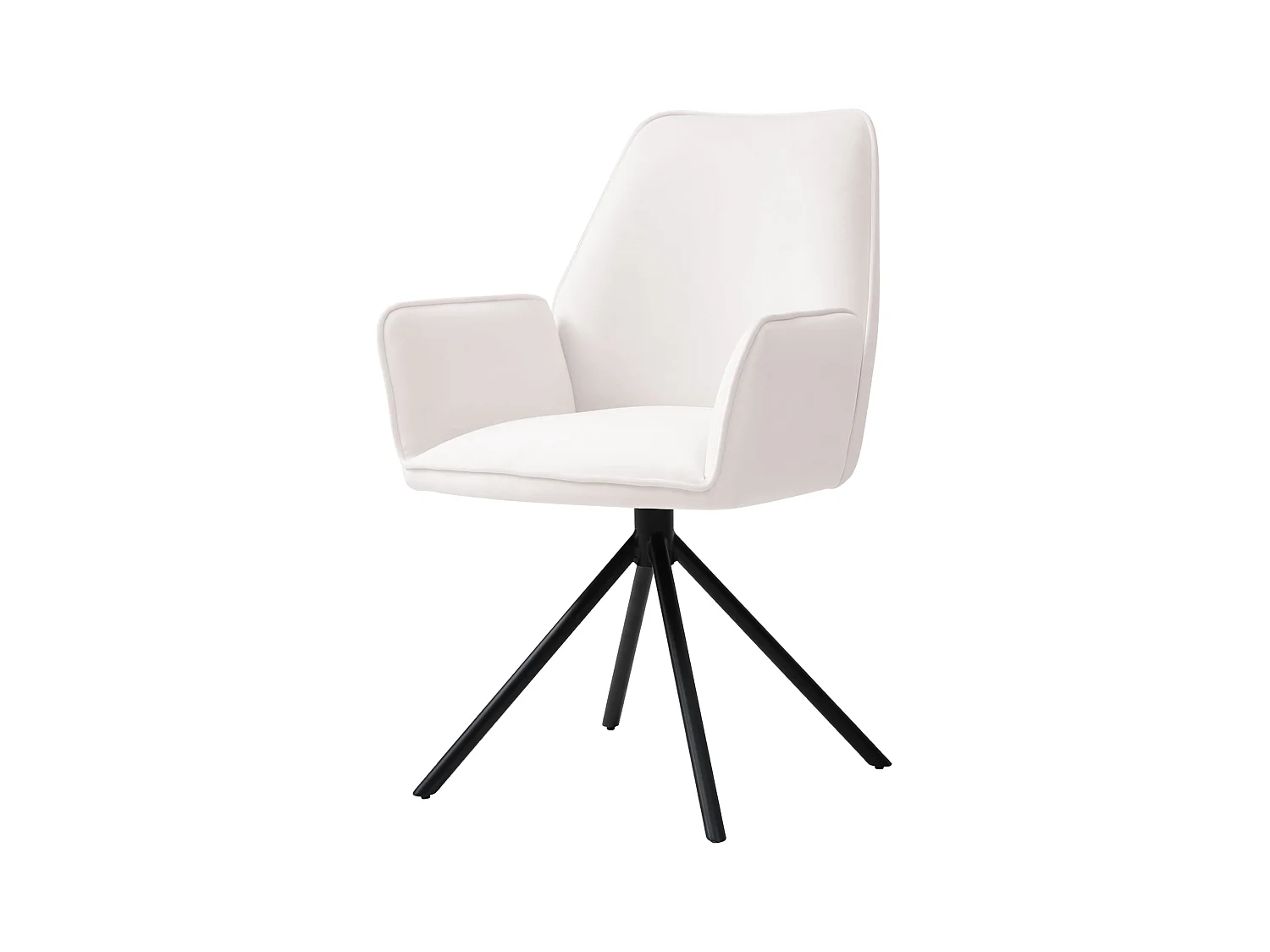 Chaise de salle à manger MCW-G67, Chaise de salle à manger MCW-G67, chaise de cuisine, pivotante, auto-position