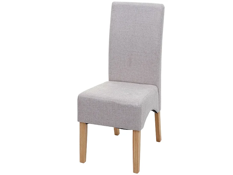 Eetkamerstoel Crotone,  crème-beige, lichtgekleurde poten