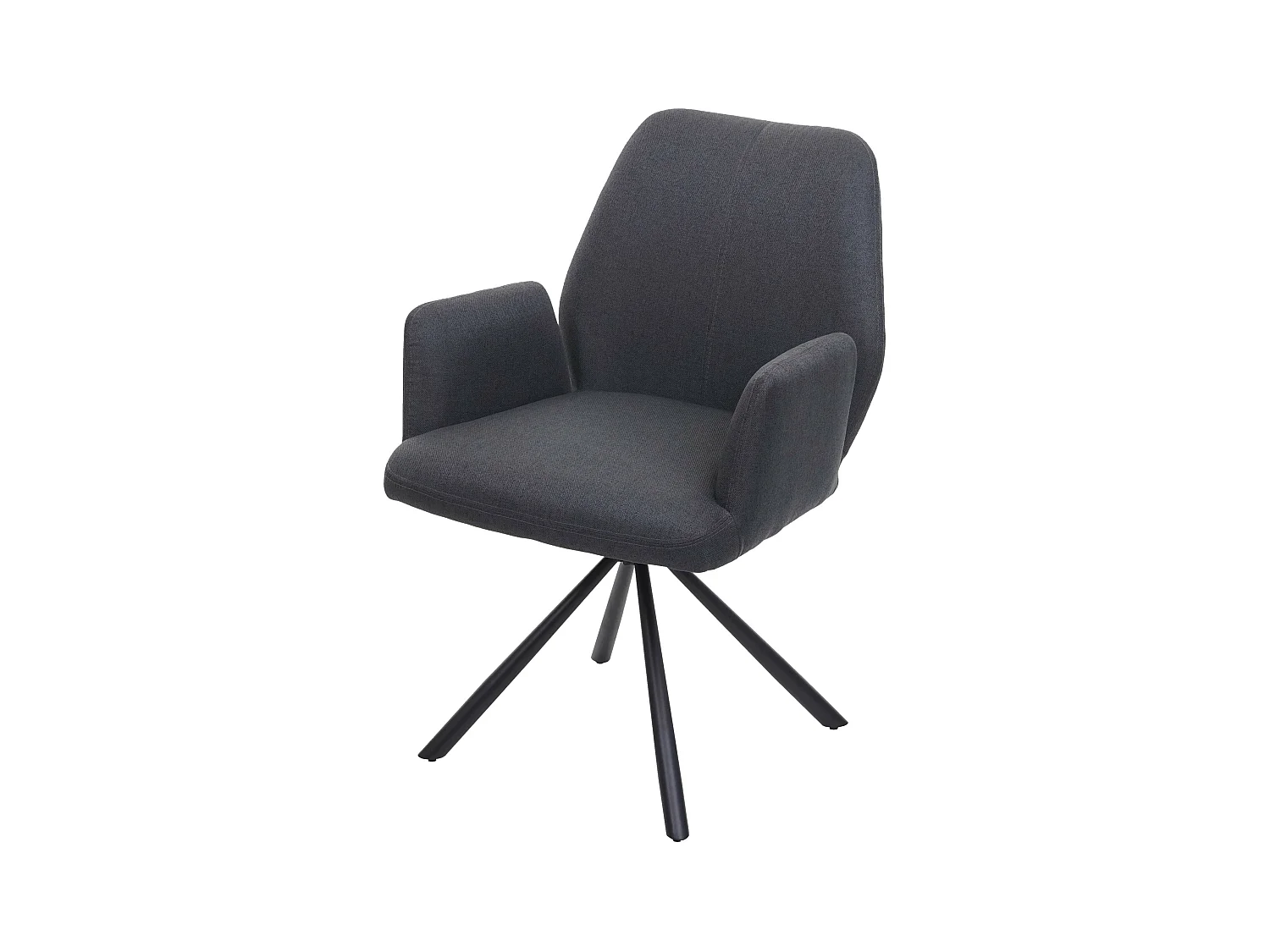Chaise de salle à manger MCW-H71,  gris foncé
