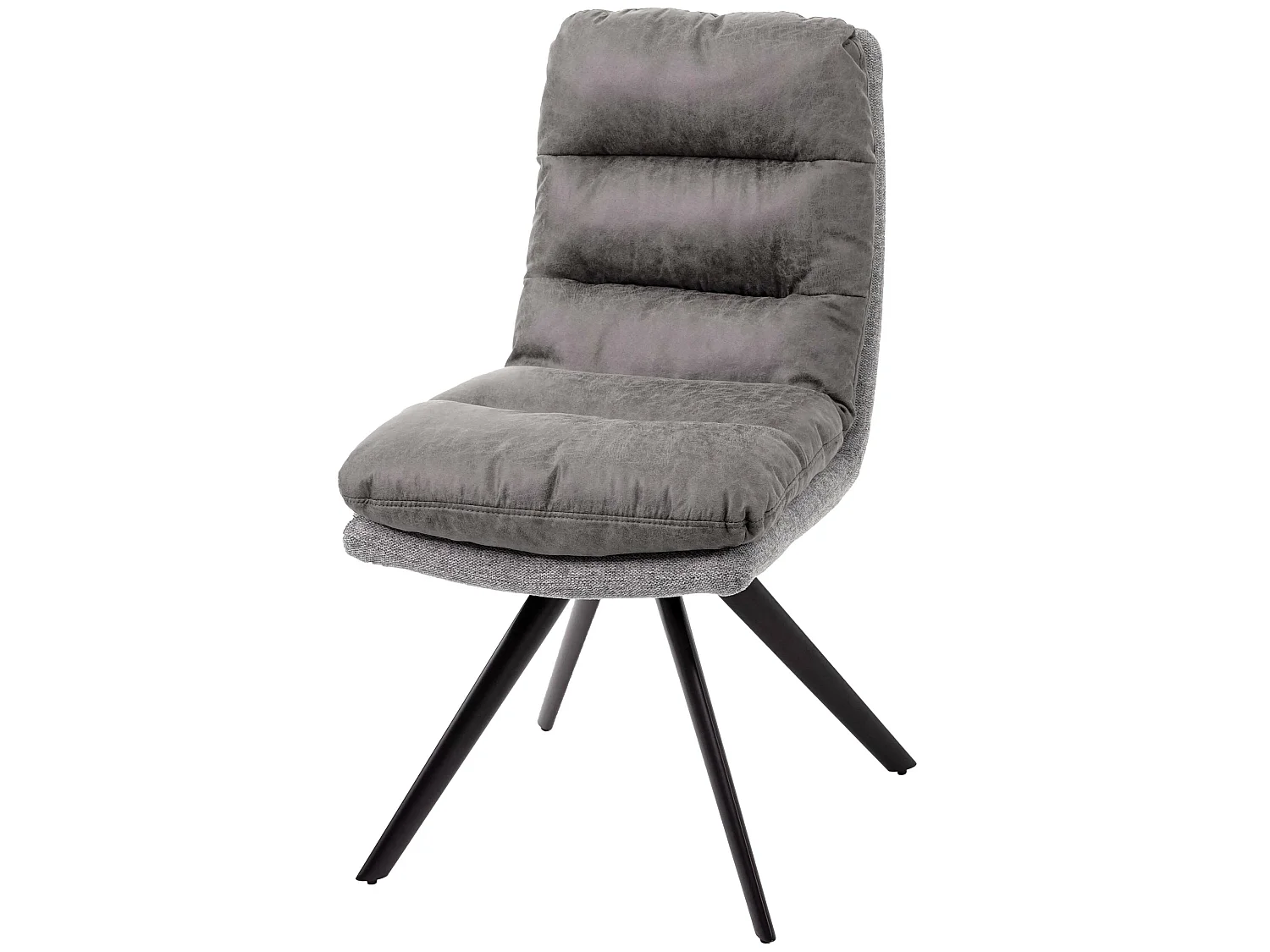 Chaise de salle à manger MCW-G66,  gris clair-gris