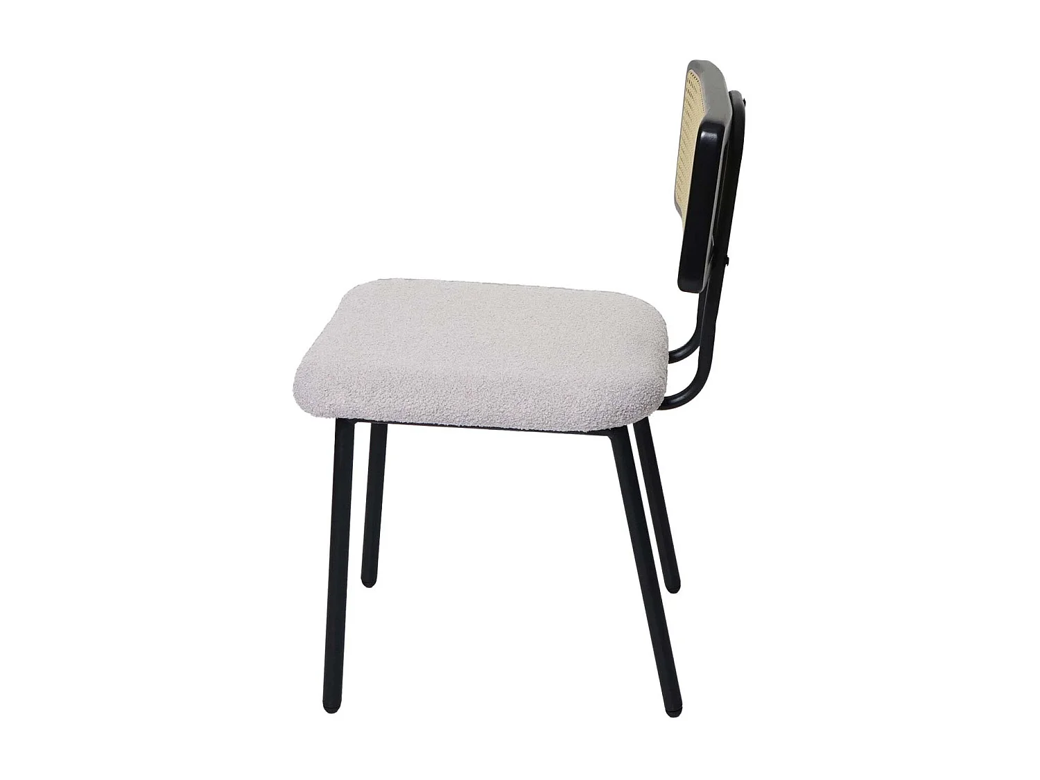 Chaise de salle à manger MCW-K88 (lot de 6),  tissu/textile gris clair