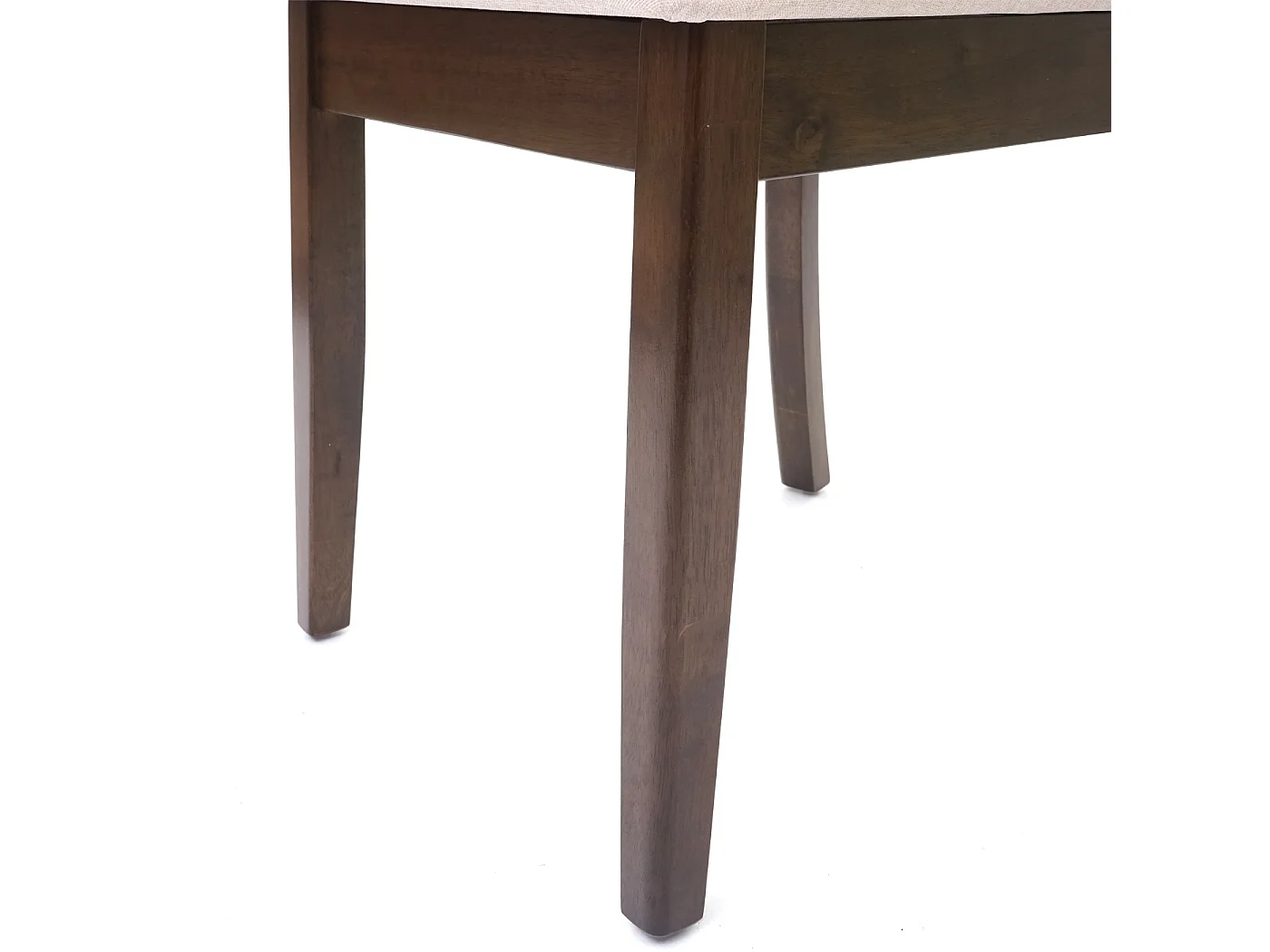 Chaise de salle à manger MCW-G46 (lot de 2),  châssis foncé, beige