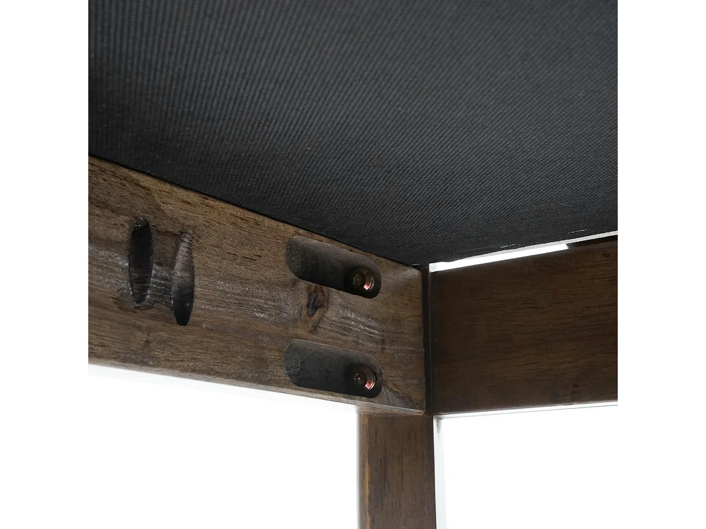 Chaise de salle à manger MCW-G46 (lot de 2),  châssis foncé, beige