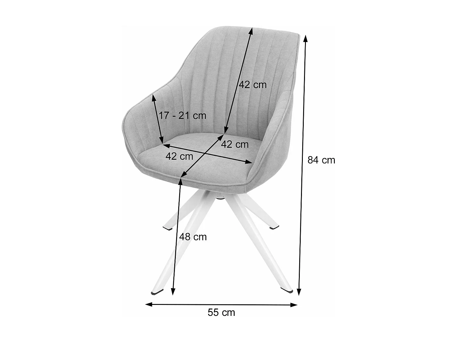 Chaise de salle à manger MCW-K27 (lot de 6),  menthe-vert