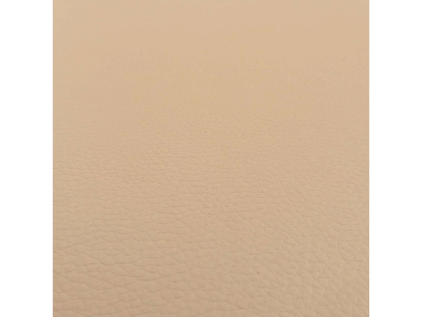 Chaise de salle à manger M37 (lot de 6),  cuir, crème, pieds foncés