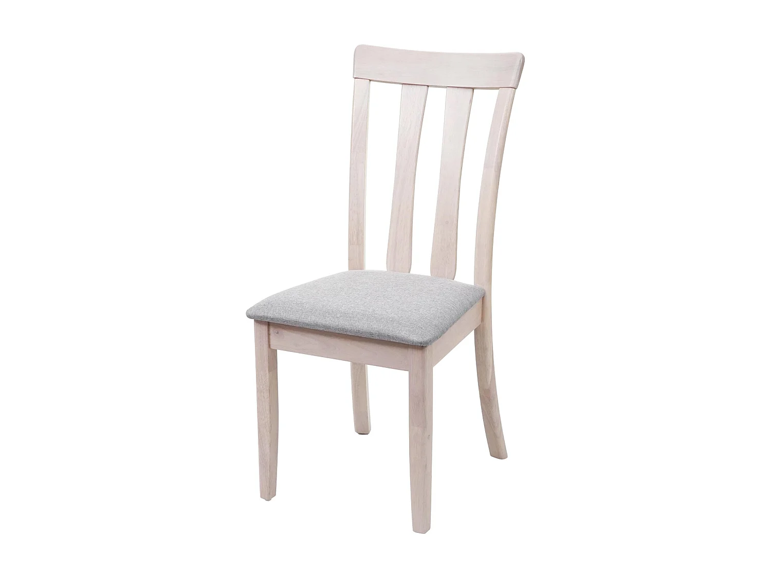 Chaise de salle à manger MCW-G46 (lot de 2),  châssis clair, gris